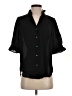 Ann Taylor 100% Polyester Black Short Sleeve Blouse Size S - photo 1