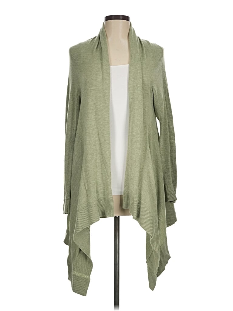 Pre-owned Lululemon Athletica Cardigan Sweater In Green