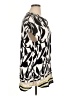 Privilege Print Ivory Short Sleeve Blouse Size XL - photo 4