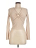 Topshop Tan Long Sleeve Top Size 6 - photo 1