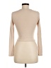 Topshop Tan Long Sleeve Top Size 6 - photo 2