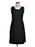 L.L.Bean Solid Black Casual Dress Size Med REG - photo 1