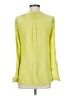 Etcetera 100% Silk Green Long Sleeve Silk Top Size 0 - photo 2