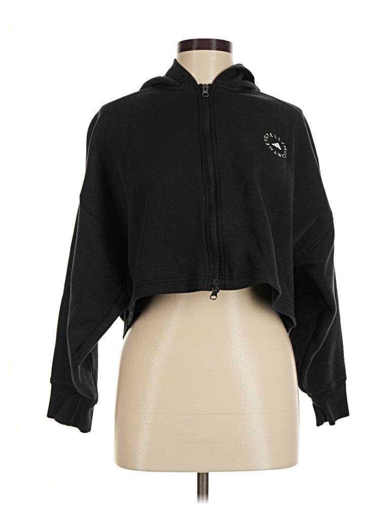 Pre-owned Adidas Stella Mccartney Zip Up Hoodie In Black