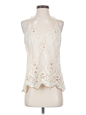 Lavender Brown Sleeveless Blouse (view 1)
