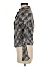Arbor Plaid Brown Long Sleeve Blouse Size M - photo 5