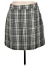Nine West Plaid Gray Casual Skirt Size M - photo 1