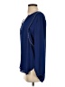 J.Crew 100% Polyester Blue Long Sleeve Blouse Size 2 - photo 5