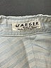 Jaeger 100% Cotton Stripes Blue Long Sleeve Blouse Size M - photo 7