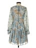J.Crew Paisley Blue Casual Dress Size 00 - photo 2