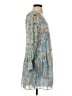 J.Crew Paisley Blue Casual Dress Size 00 - photo 4