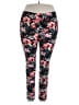 Lildy Floral Black Leggings Size XXL - photo 1