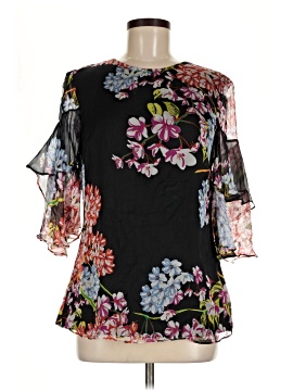 Josie Natori 3/4 Sleeve Blouse
