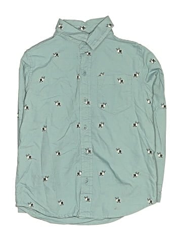 Tea Long Sleeve Button-Down Shirt (view 1)