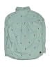 Tea 100% Cotton Stars Teal Long Sleeve Button-Down Shirt Size 6 - photo 2