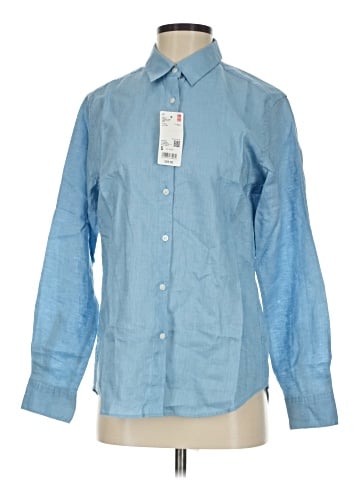 Uniqlo Long Sleeve Button-Down Shirt (view 1)