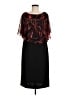 Connected Apparel 100% Polyester Black Cocktail Dress Size 8 - photo 1