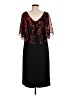 Connected Apparel 100% Polyester Black Cocktail Dress Size 8 - photo 2