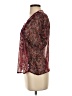 Xhilaration 100% Polyester Burgundy Short Sleeve Blouse Size XS - photo 5