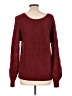 Unbranded 100% Acrylic Burgundy Pullover Sweater Size L - photo 2