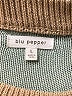Blu Pepper 100% Cotton Color Block Tan Pullover Sweater Size L - photo 7