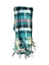 Croft & Barrow 100% Acrylic Plaid Teal Scarf One size - photo 2