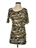 Dex Camo Green Short Sleeve Top Size S - photo 1