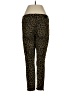 Express Animal Print Gold Green Casual Pants Size 6 - photo 2