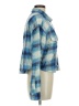 American Eagle Outfitters 100% Cotton Plaid Blue Jacket Size M - photo 4