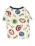 Marvel 100% Cotton Ivory Short Sleeve T-Shirt Size 6 - photo 1