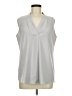 Calvin Klein Silver Sleeveless T-Shirt Size M - photo 1