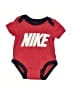 Nike Color Block Red Short Sleeve Onesie Size Newborn - photo 1