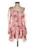 Shein 100% Polyester Floral Pink Cocktail Dress Size 4 - photo 1