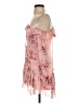 Shein 100% Polyester Floral Pink Cocktail Dress Size 4 - photo 5