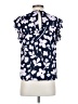 Kate Spade New York 100% Polyester Blue Sleeveless Blouse Size XS - photo 2