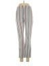 Free People Stripes Silver Casual Pants Size 2 - photo 1