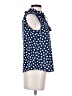 Kate Spade New York 100% Polyester Polka Dots Blue Sleeveless Blouse Size XS - photo 4