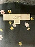 Ann Taylor LOFT 100% Polyester Stars Black Casual Dress Size 4 - photo 7