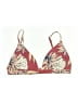 Roxy Floral Red Swimsuit Top Size S - photo 1