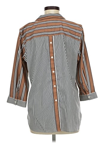 Chico's 3/4 Sleeve Button-Down Shirt (view 2)