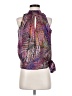Etcetera 100% Polyester Purple Sleeveless Blouse Size 2 - photo 1
