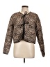 Stoosh 100% Polyester Animal Print Brown Jacket Size L - photo 1