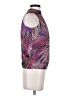 Etcetera 100% Polyester Purple Sleeveless Blouse Size 2 - photo 4