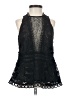 Topshop 100% Polyester Black Sleeveless Blouse Size 2 - photo 1