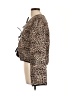 Stoosh 100% Polyester Animal Print Brown Jacket Size L - photo 5