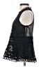 Topshop 100% Polyester Black Sleeveless Blouse Size 2 - photo 5