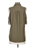 Express Green Sleeveless Button-Down Shirt Size S - photo 2