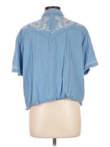 Urban Outfitters Short Sleeve Button-Down Shirt (view 2)