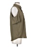 Express Green Sleeveless Button-Down Shirt Size S - photo 4