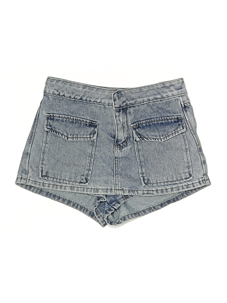 Pre-owned Forever 21 Denim Skirt In Blue